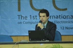 Stefan at ICCSE 2012